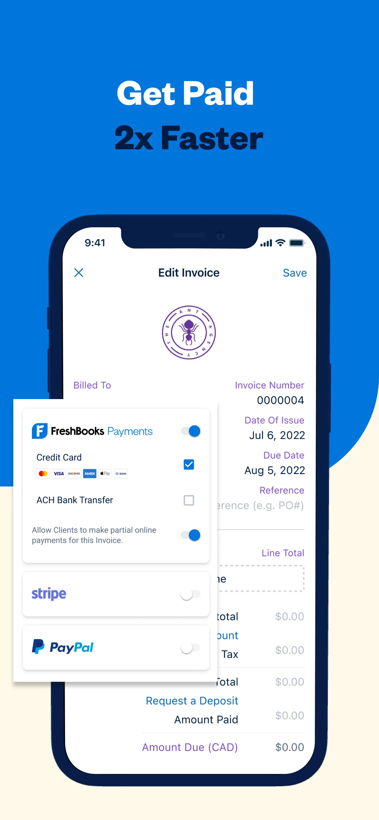 FreshBooks Invoicing App iphone screenshot 7