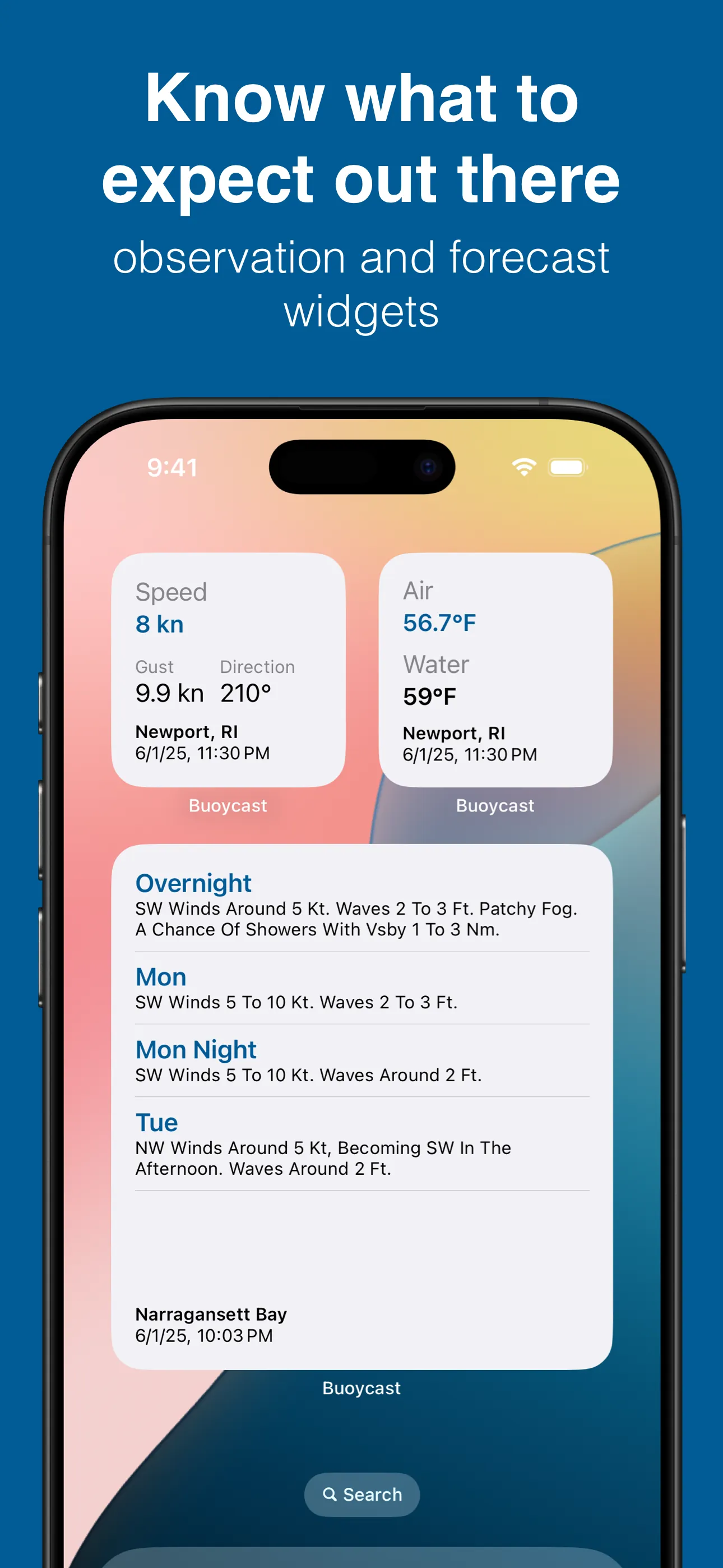 Buoycast: NOAA Marine Weather iphone screenshot 4
