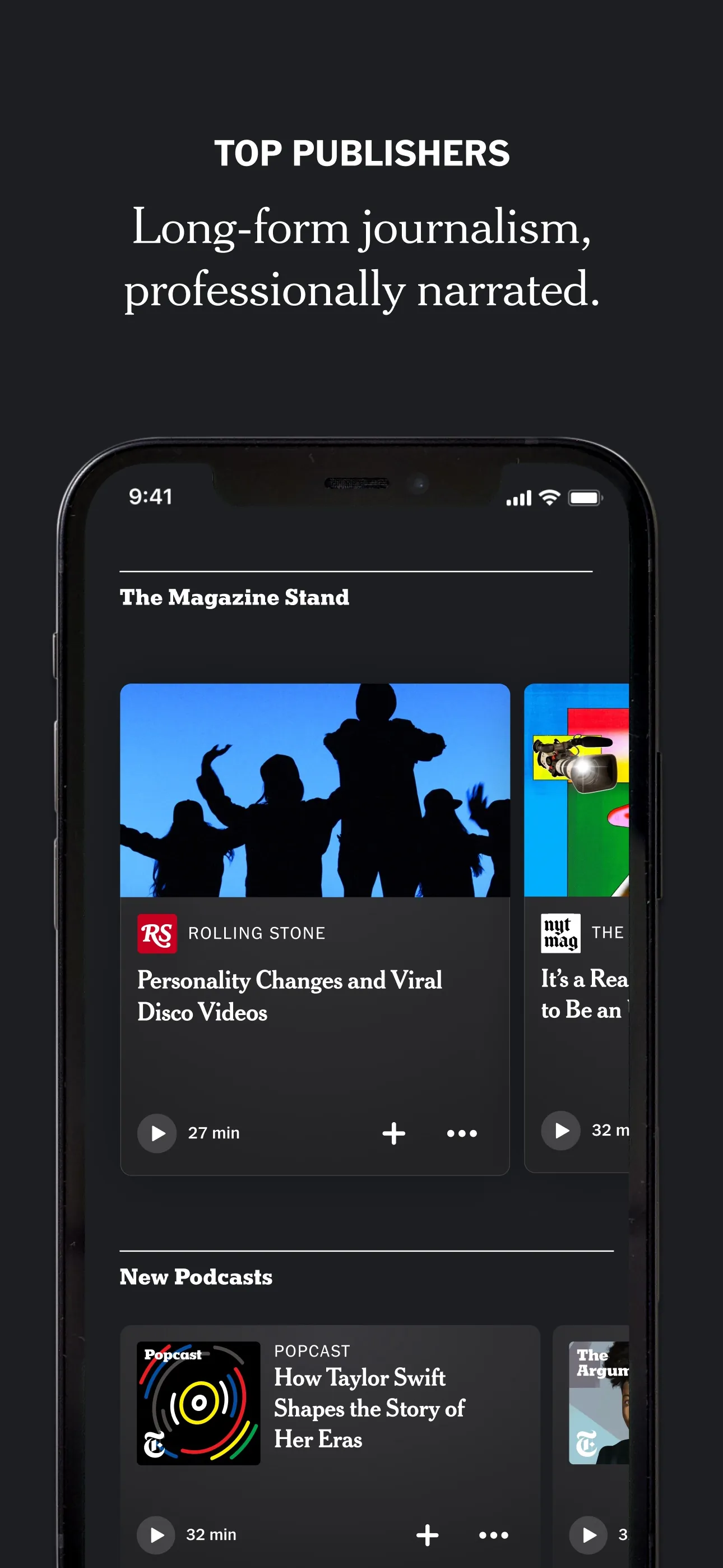 NYT Audio iphone screenshot 8
