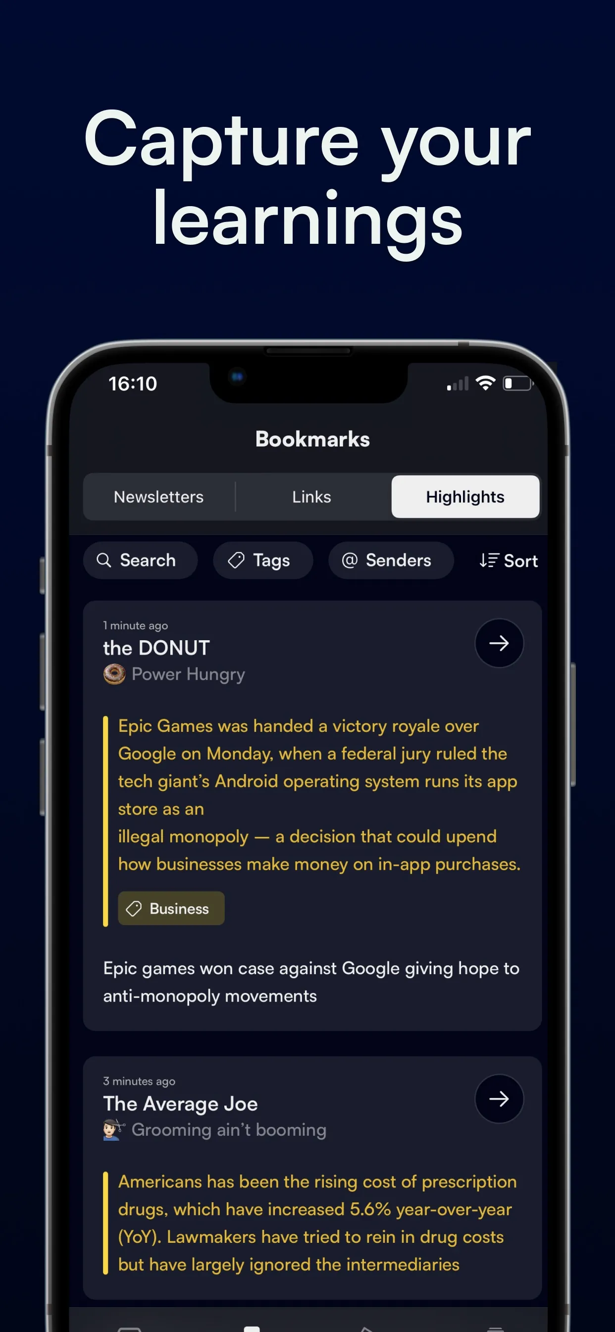 Newsletter Reader by Meco iphone screenshot 7