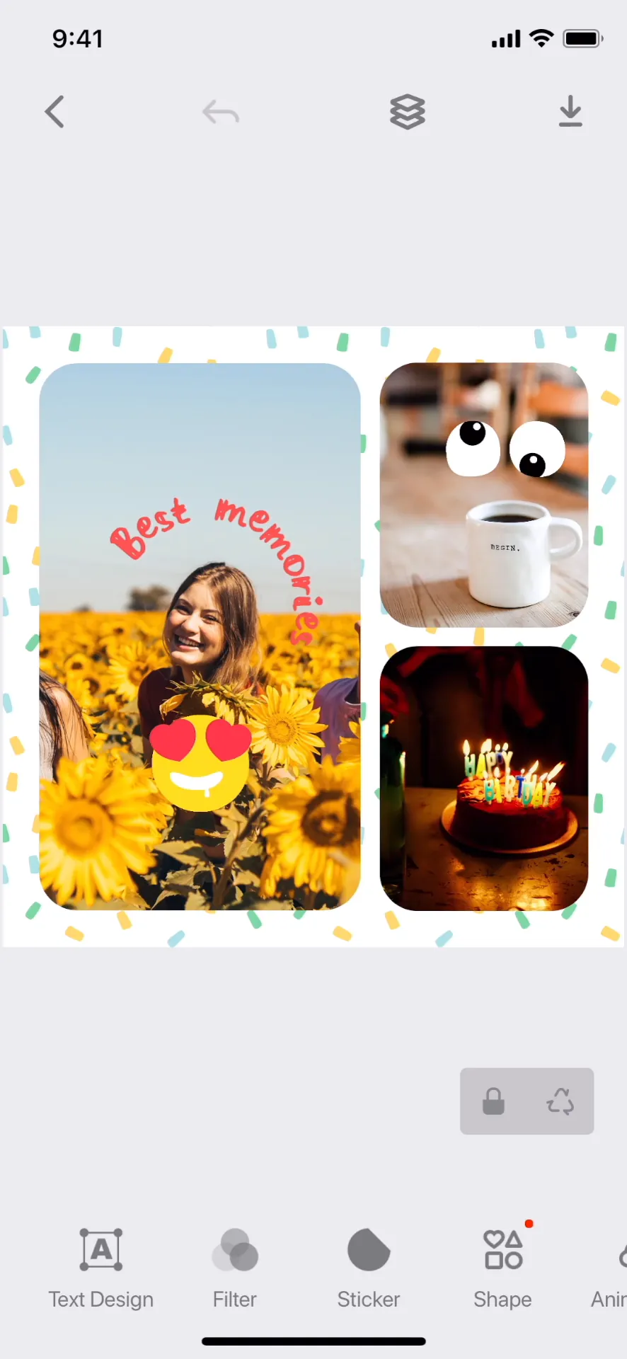 Collage Maker - LiveCollage iphone screenshot 1