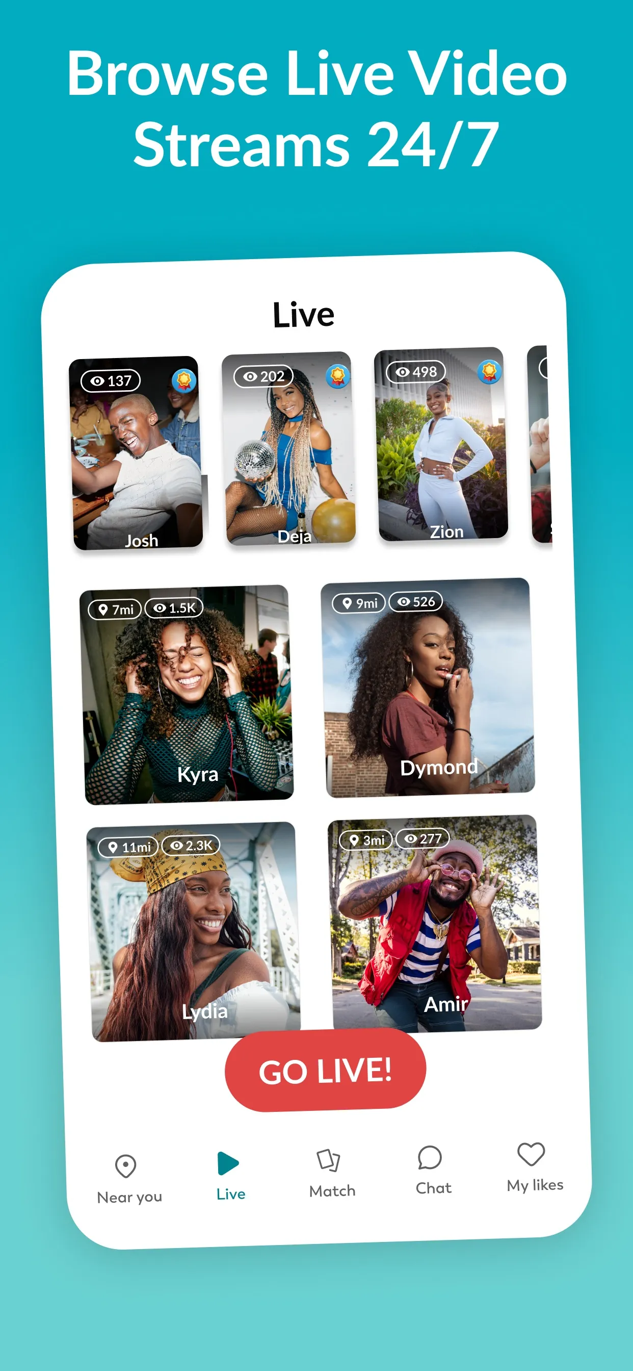 Tagged Dating: Chat & Go Live! iphone screenshot 7