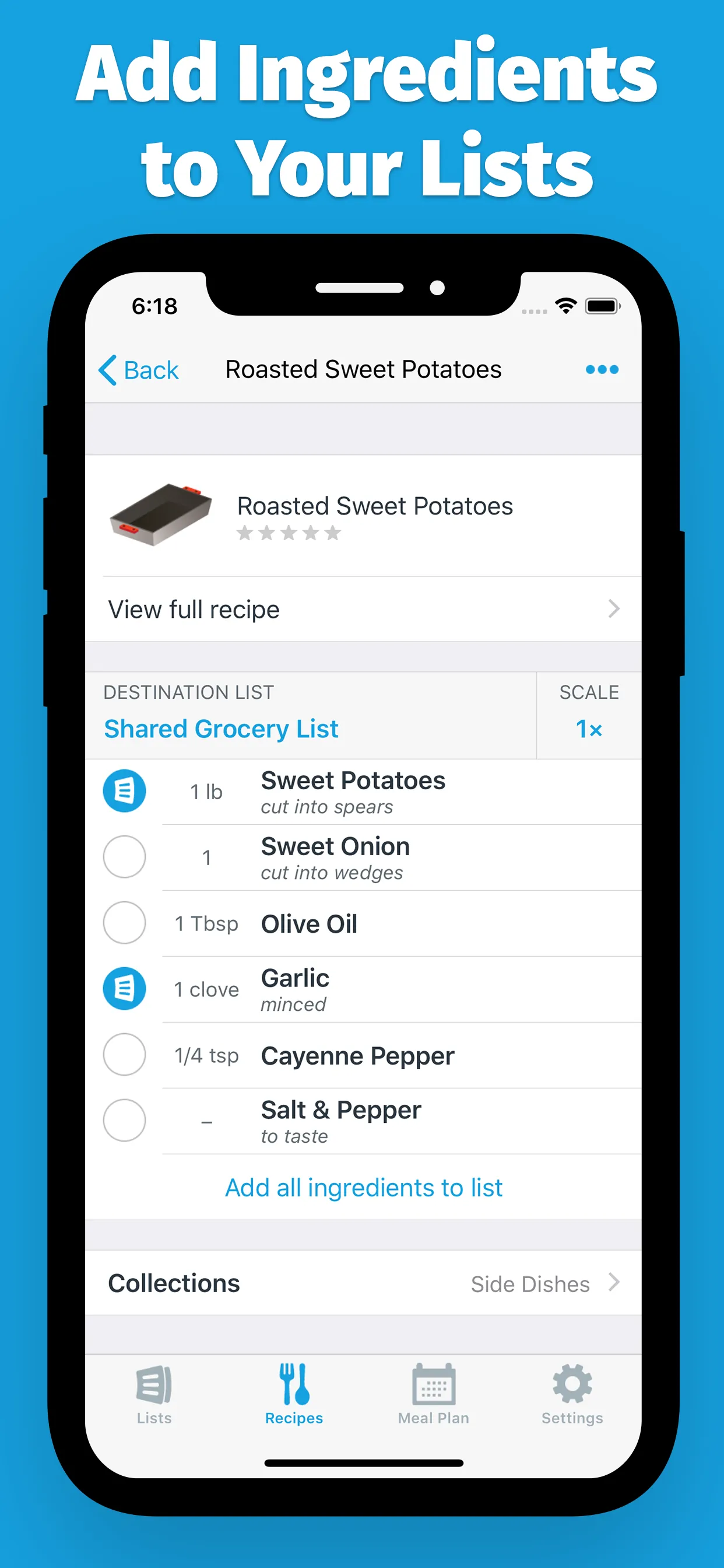 AnyList: Grocery Shopping List iphone screenshot 4