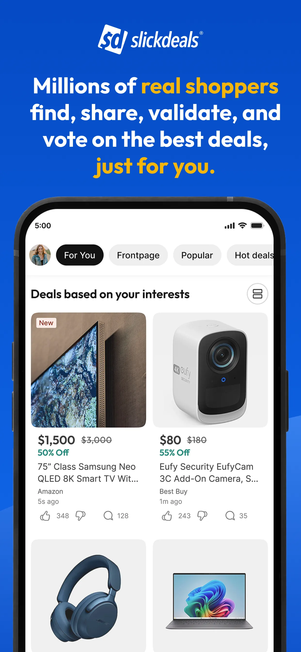 Slickdeals: Deals & Discounts iphone screenshot 1