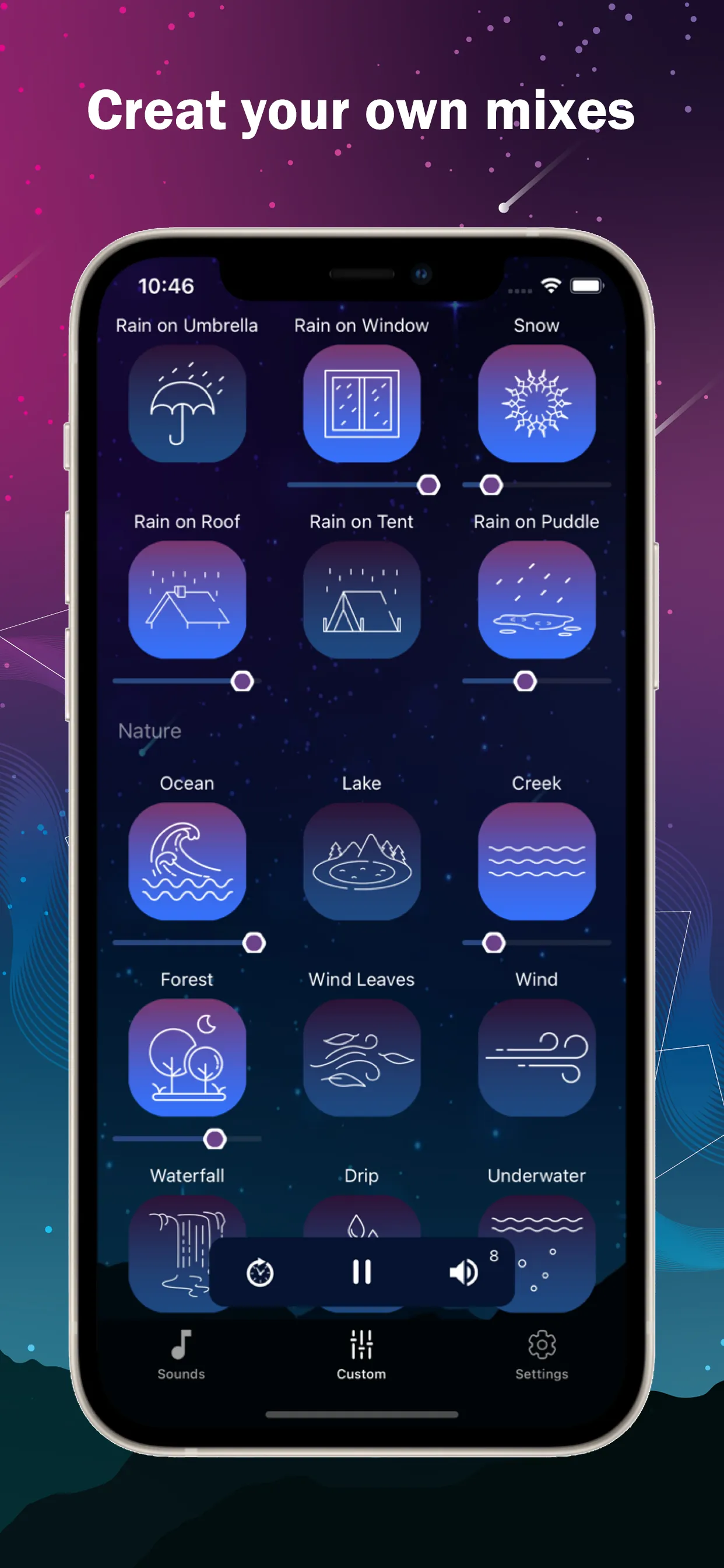 Sleep Sounds - Relax & Sleep iphone screenshot 2