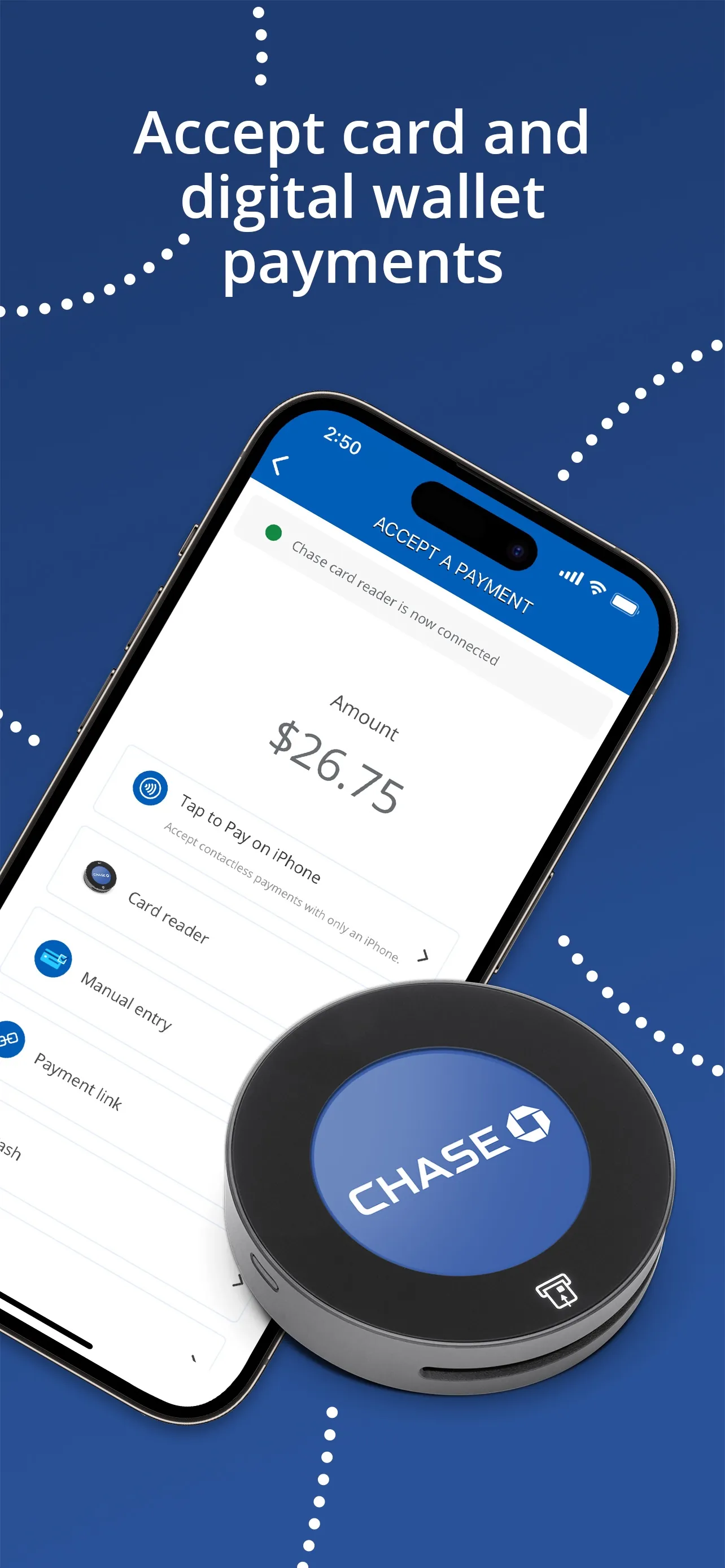 Chase Point of Sale (POS)℠ iphone screenshot 2