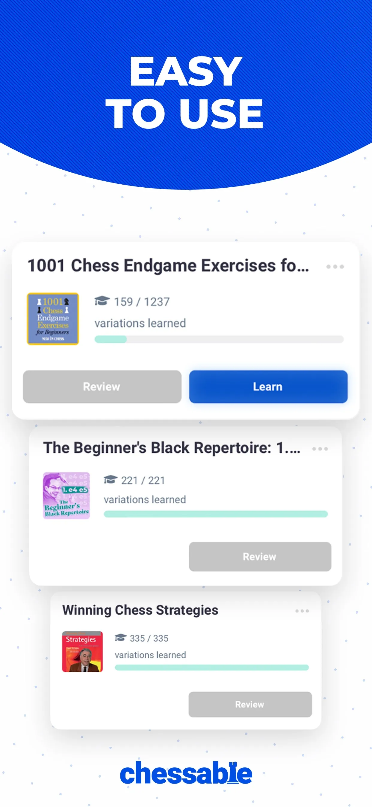 Chessable - Learn chess online iphone screenshot 2