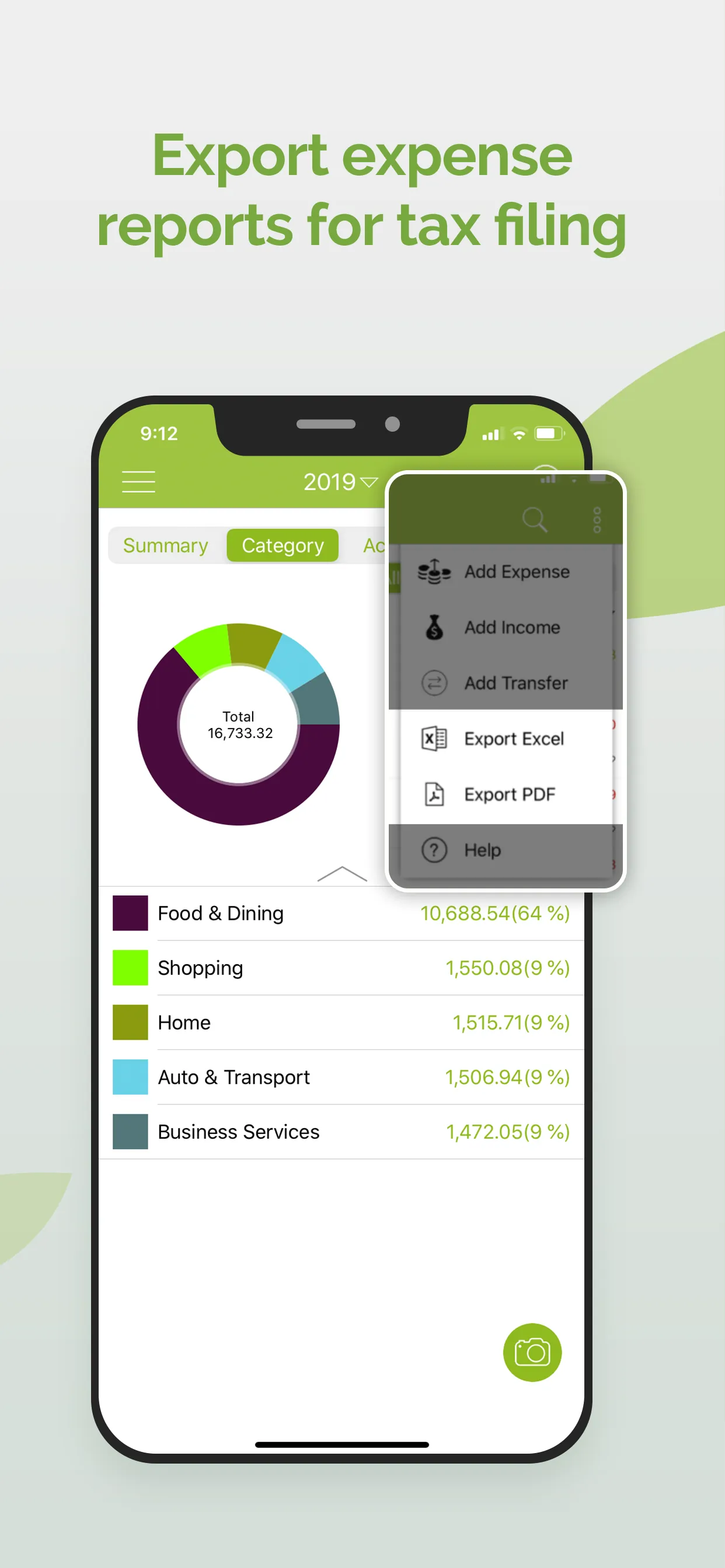 Foreceipt Receipt Tracker App iphone screenshot 2