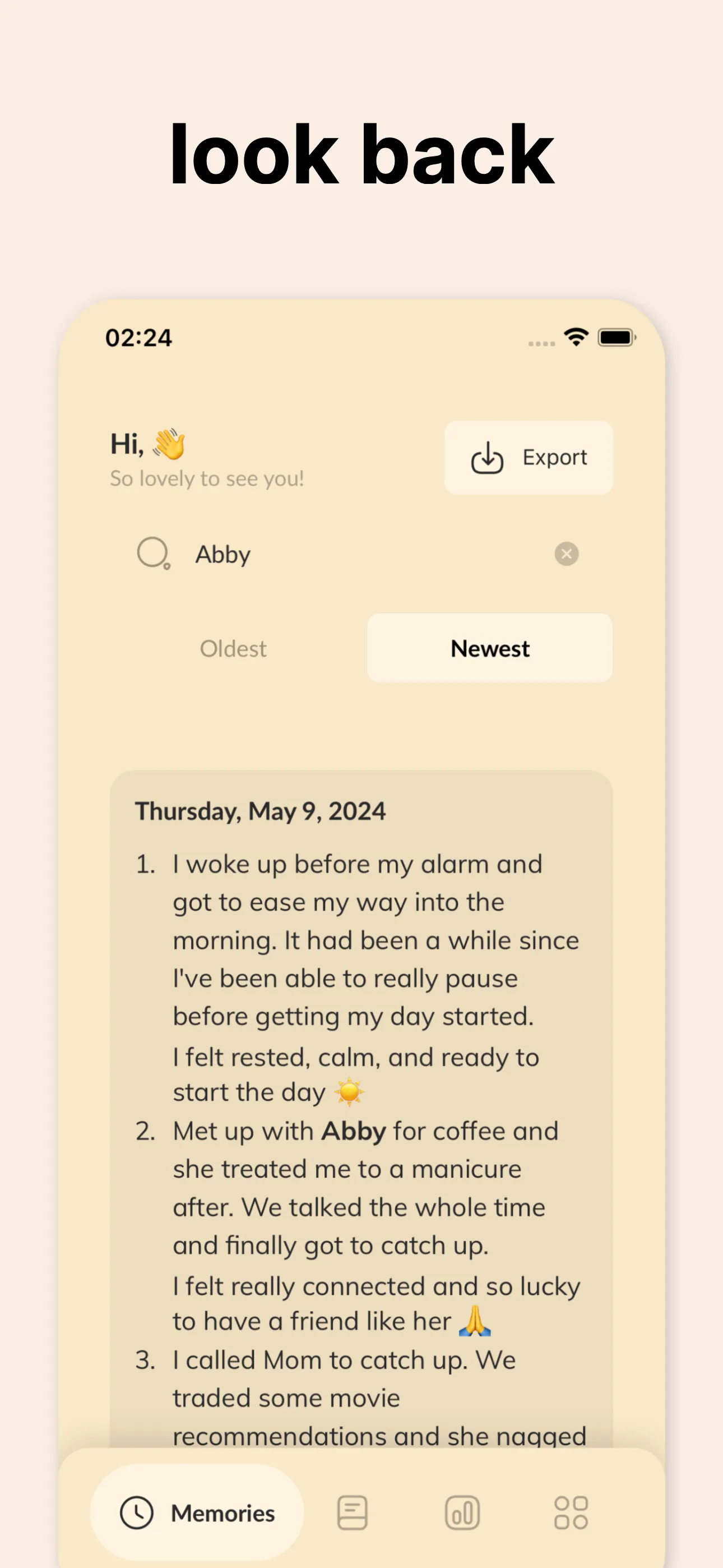 Good Things gratitude journal iphone screenshot 7